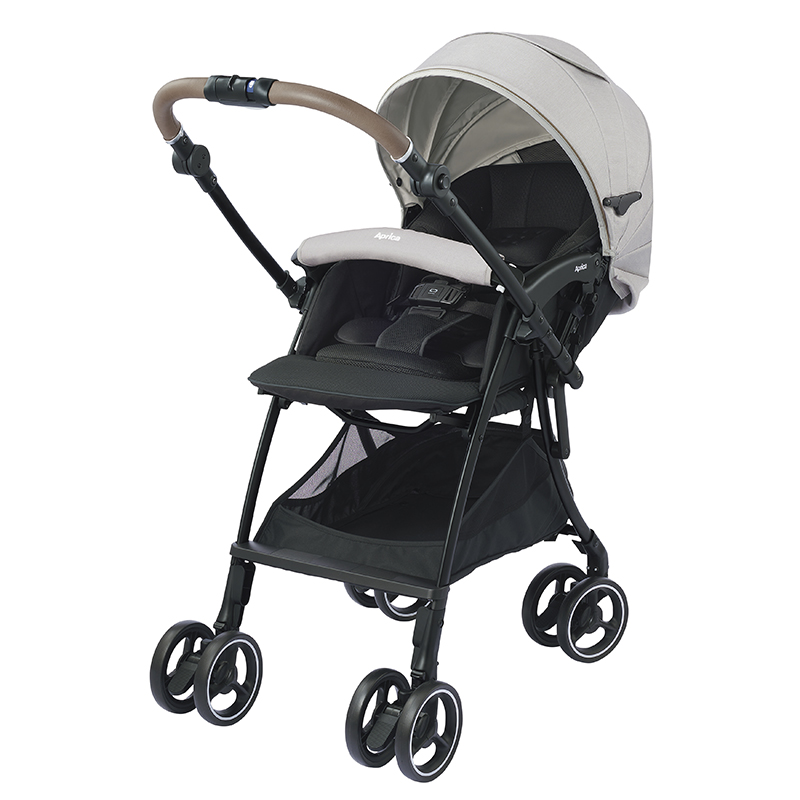 アップリカ ラクーナクッション ベビーカー グレー 説明書付き LUXUNA ベビーカー アップリカ ラクーナクッションAG A型ベビーカー