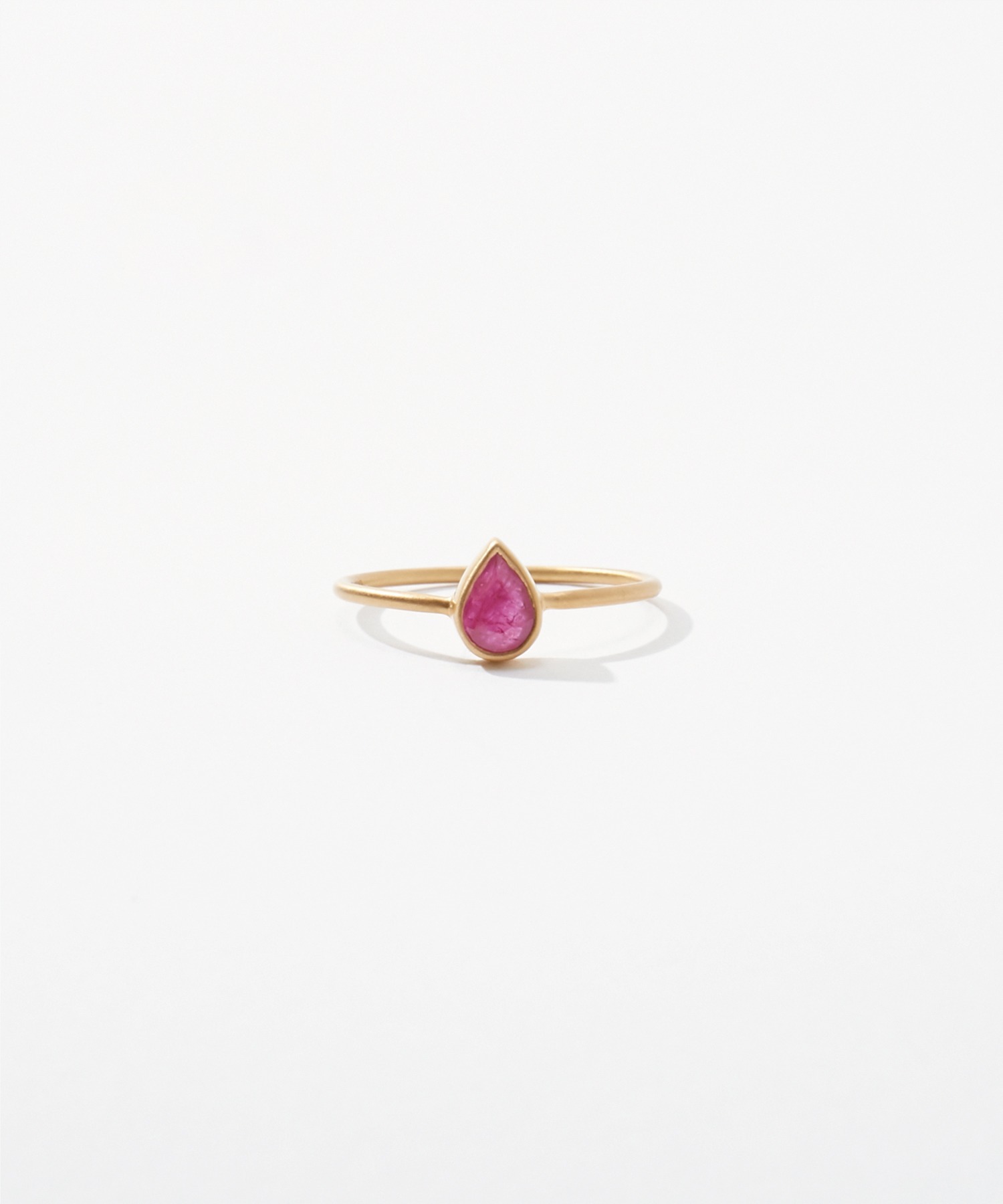 eden] K10 pear-shaped ruby ring｜ARTIDA OUD（アルティーダ ウード）