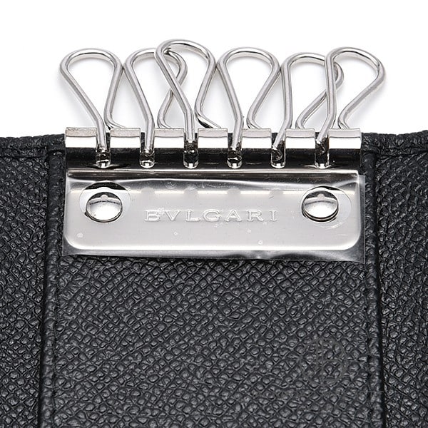 ブルガリ・ブルガリ マン キーホルダー ブラック 黒[282234] Bvlgari