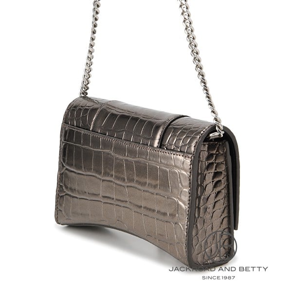 アワーグラス チェーン ウォレット ブロンズ ブラウン[6560502AAJ72564