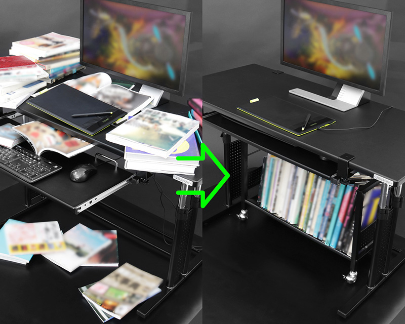 デスク下ワゴン BHS-700U | Bauhütte®