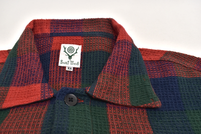 Smokey Shirt - Plaid Pique / RED/GRN/NVY | South2 West8