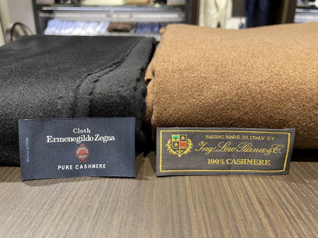 ロロピアーナとゼニアのピュアカシミア100%コート【池袋東口