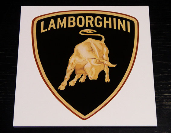 ランボルギーニ ロゴマークタイル