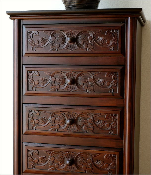 アンティーク 家具 収納 チェスト 収納家具 タンス たんす 猫脚 完成品