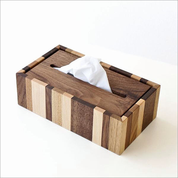 ティッシュケース 木製 おしゃれ ボックス シンプル ナチュラルウッド