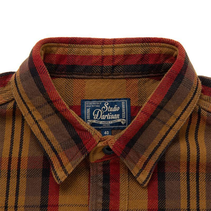 Studio D'Artisan 5714 Heavy Flannel Shirt - Yellow – Guilty Party
