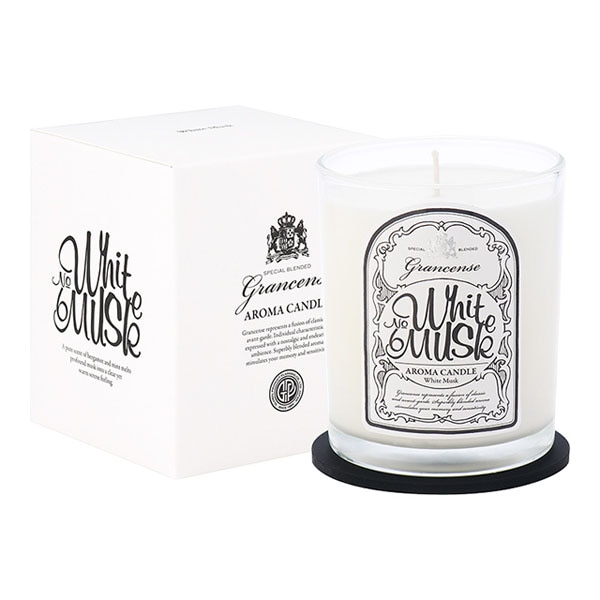 グランセンス アロマキャンドル ホワイトムスク(ホワイトムスク