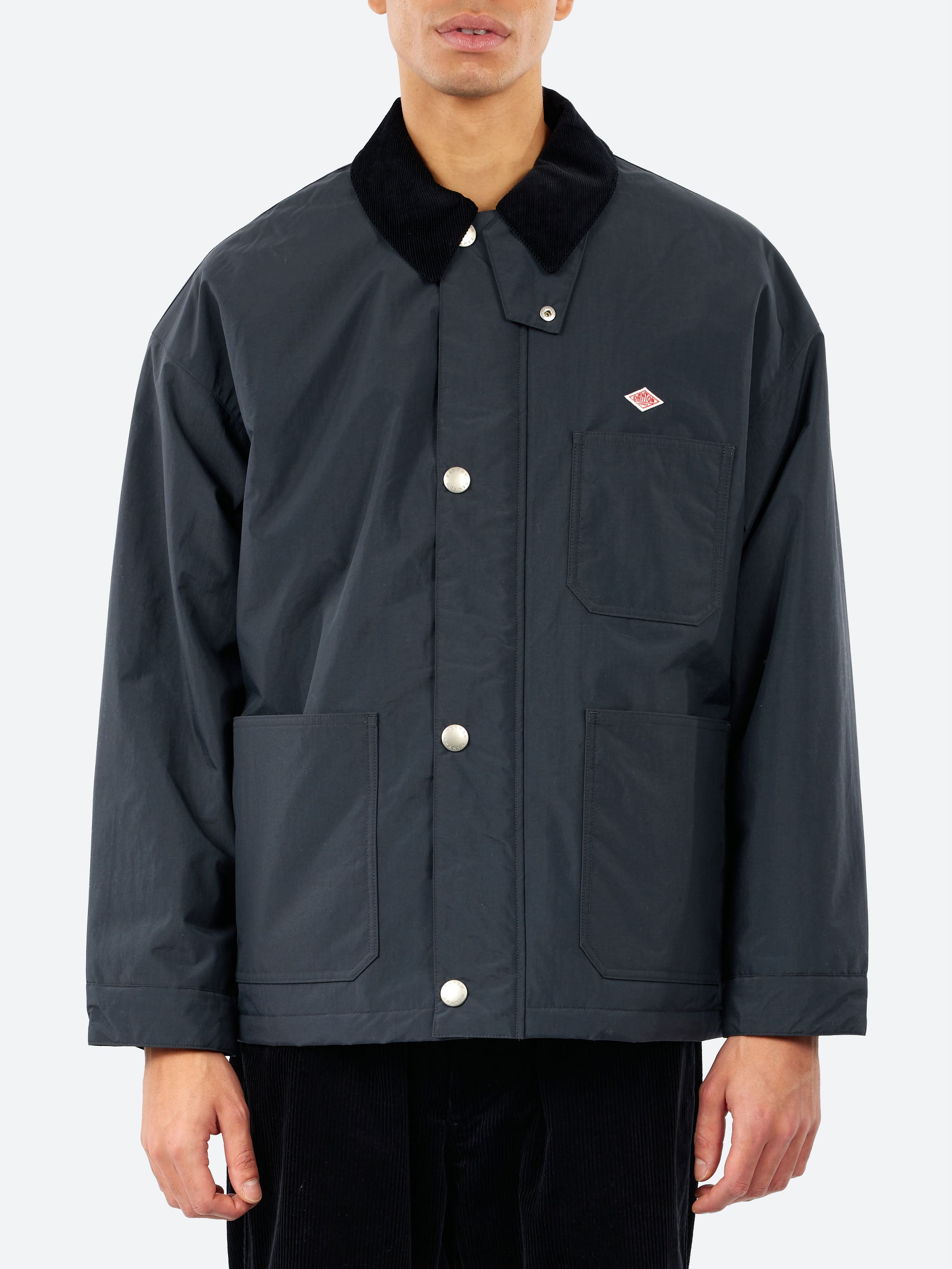 Danton - Nylon Taffeta Work Jacket in Charcoal – gravitypope