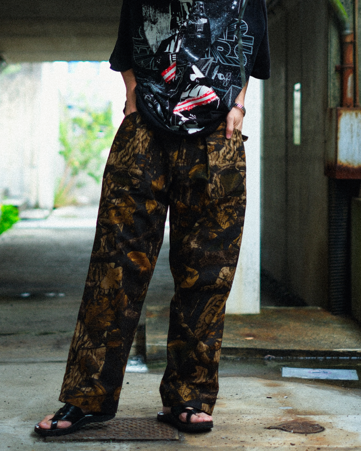 Vol.5757【Willow Pants：P-001 Tree Camo】｜AUBERGE・Needles