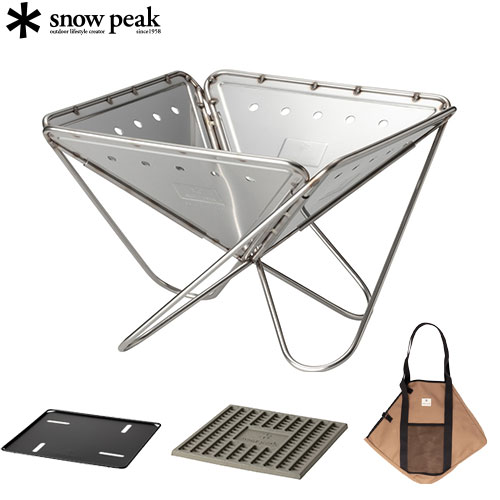 焚火台Mスターターセット SET-111 snow peak 木炭コンロ