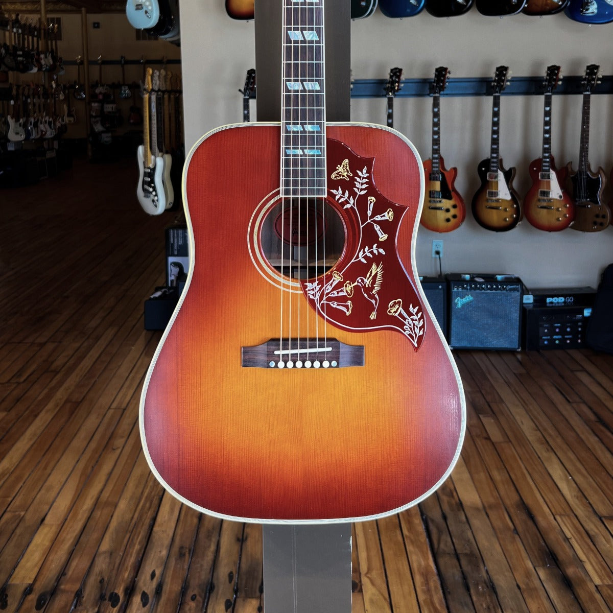 1960 Hummingbird Fixed Bridge - Heritage Cherry Sunburst – Dave's