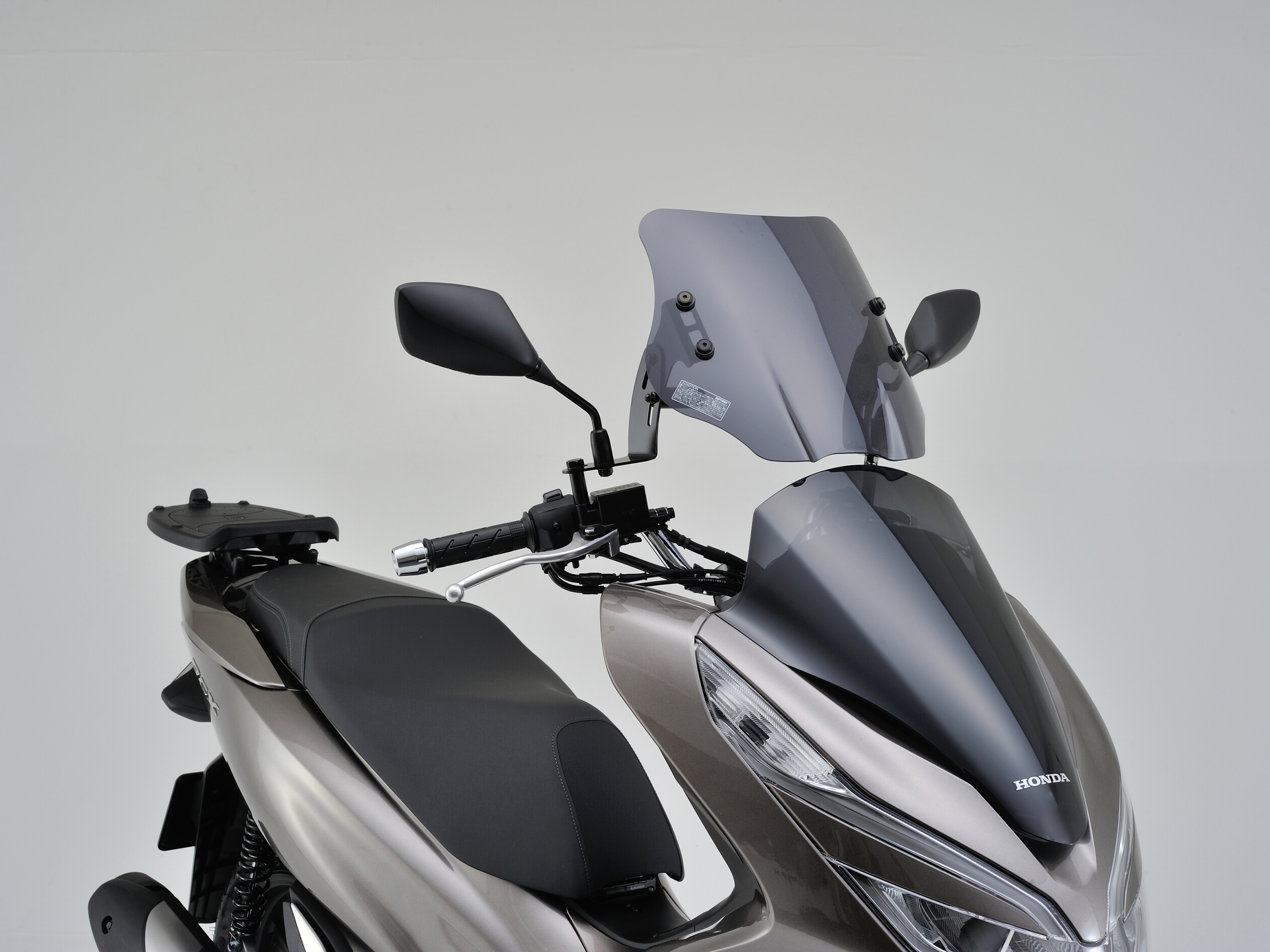 PCXウインドシールド ホンダ（HONDA） PCX 160 125 ウインドシールド 前へ移動 バッグミラー