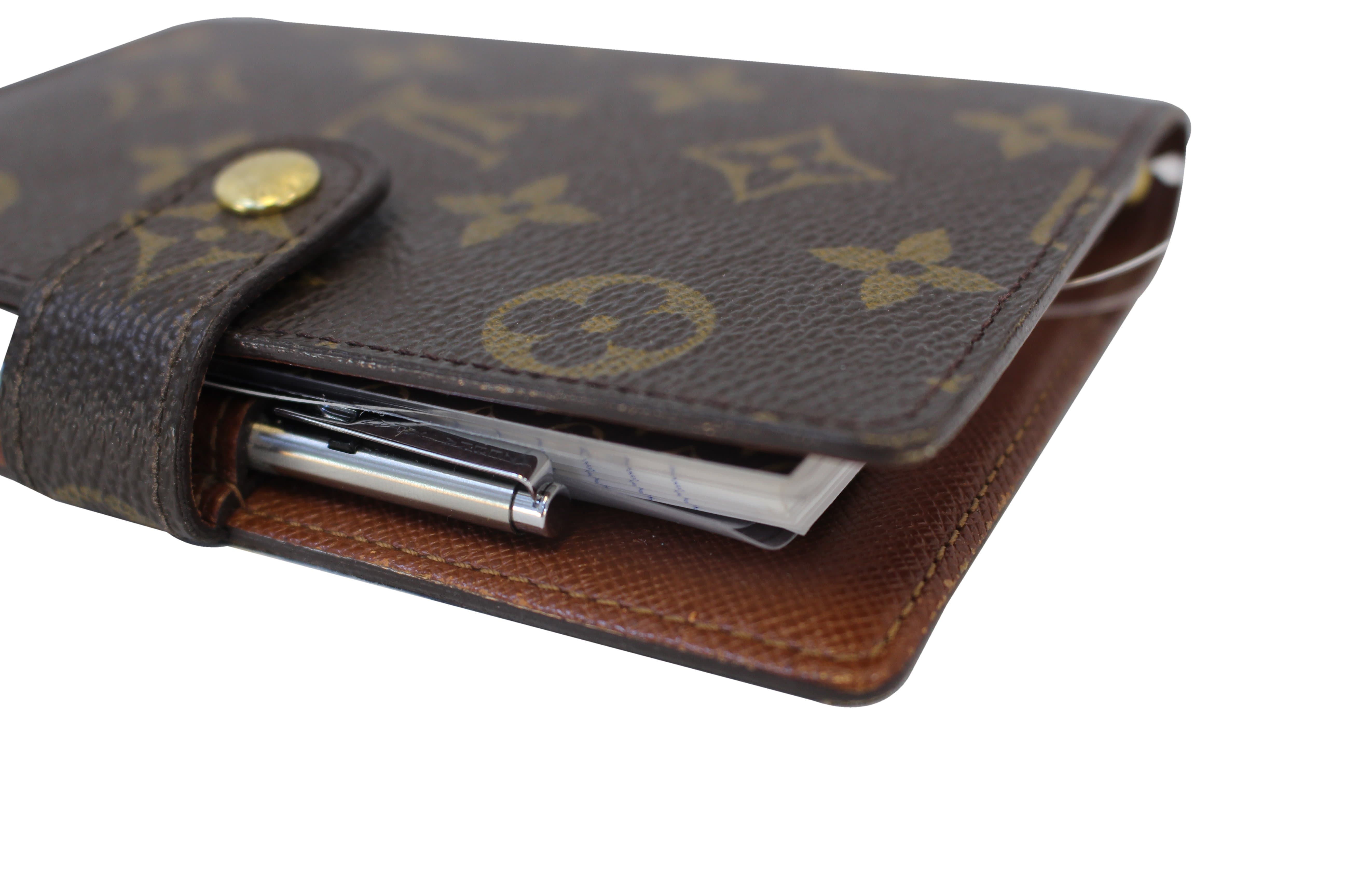 LOUIS VUITTON Monogram Agenda PM Day Planner Cover