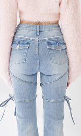 予約商品】ピコレースハイウエストフレアデニム – Darich (ダーリッチ)