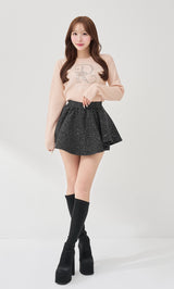 DRビジューフラワーリブニットトップス – Darich (ダーリッチ)