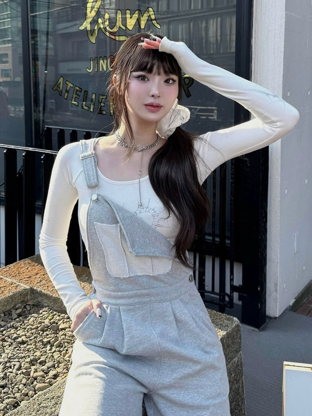 スウェットワイドサロペット – Darich (ダーリッチ)