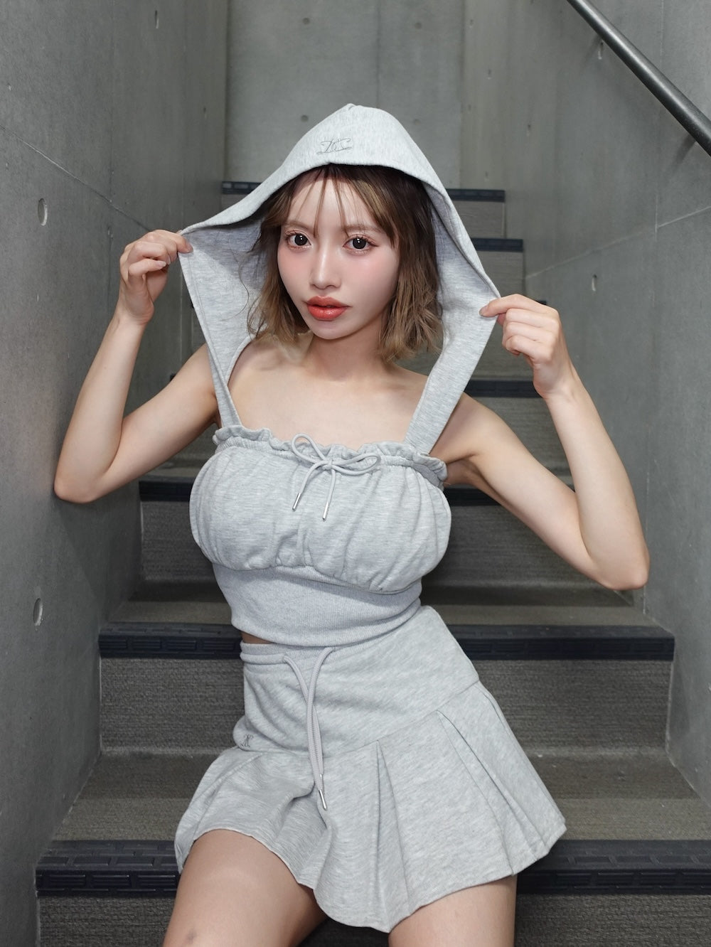 コルセットリブスウェットベアトップ – Darich (ダーリッチ)