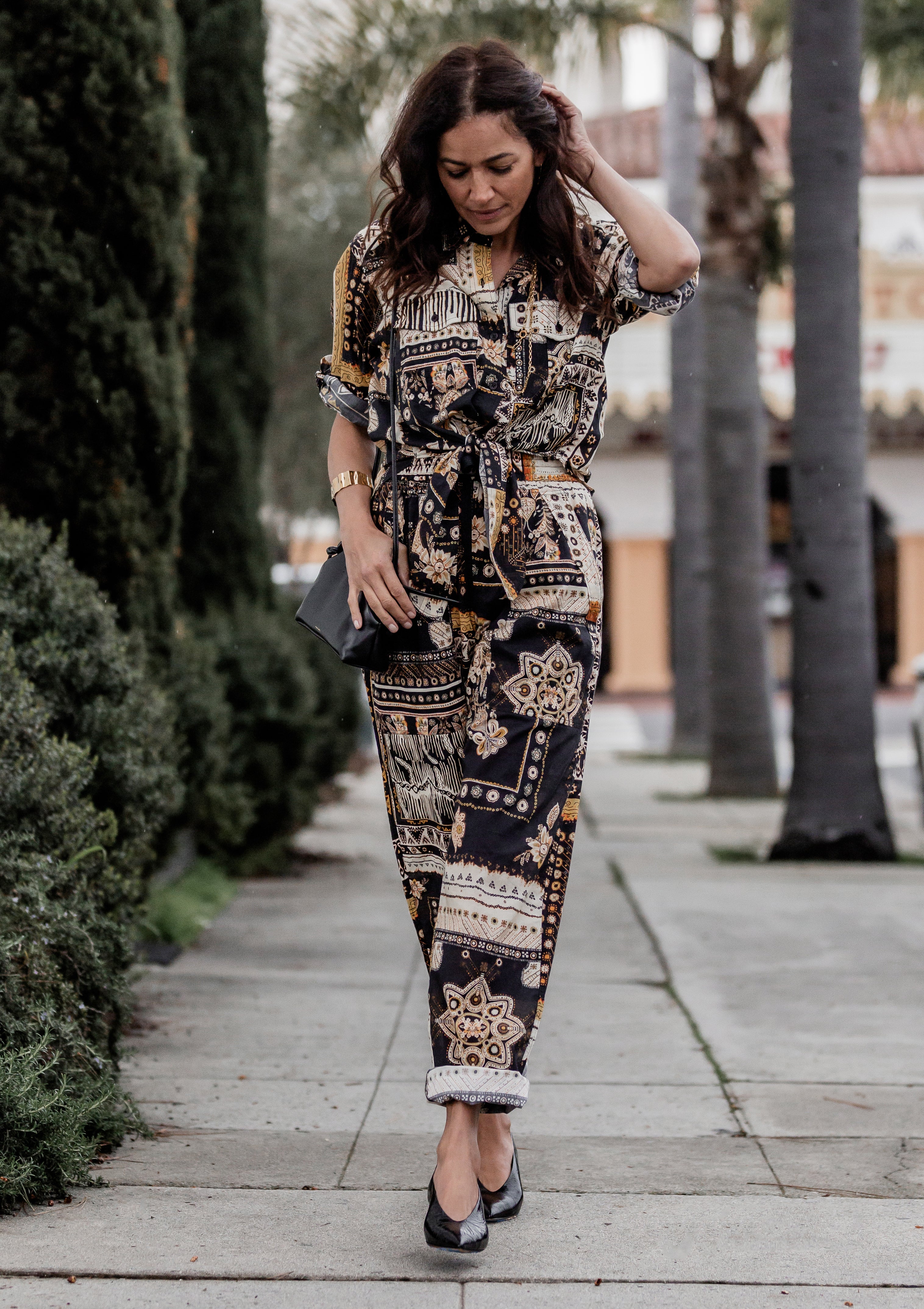 Isabel Marant Étoile | Fedora Pant | Black/Ochre