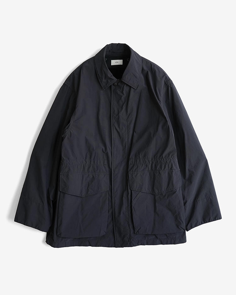 AIR WEATHER FIELD COAT / CHARCOAL GRAY | ATON (MEN)(エイトン