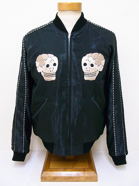 TAILOR TOYO[テーラー東洋] スカジャン SKULL×JAPAN MAP TT12490 商品