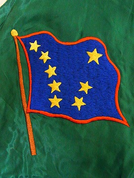 TAILOR TOYO[テーラー東洋] スカジャン ALASKAN HUSKY×ALASKA MAP