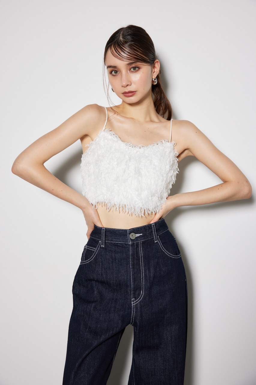 rienda | フェイクフェザービスチェ (キャミソール ) |SHEL'TTER WEBSTORE