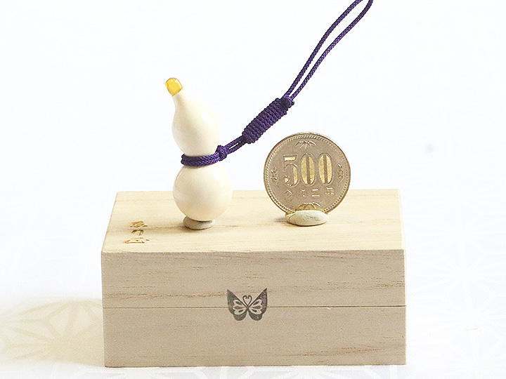 象牙根付 瓢箪（象牙）【岡壱名入り】｜京都の着物和装小物 ゑり正