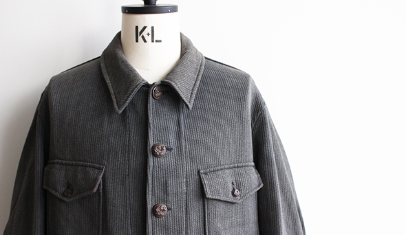 DEADSTOCK】40-50s French Cotton Pique Hunting Jacket.スペシャルな1