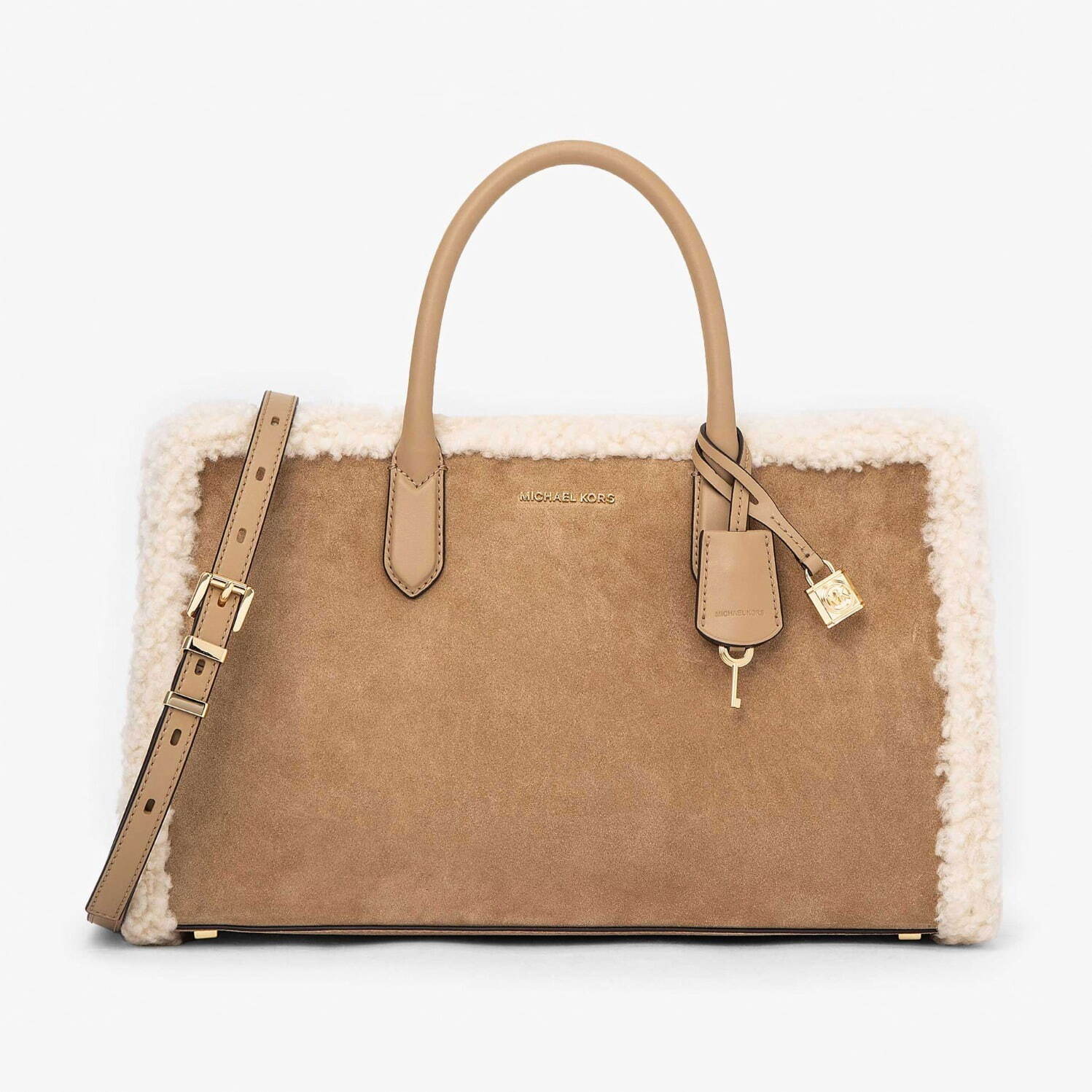 マイケル・コース24年秋冬ハンドバッグ「スカーレット」スエード