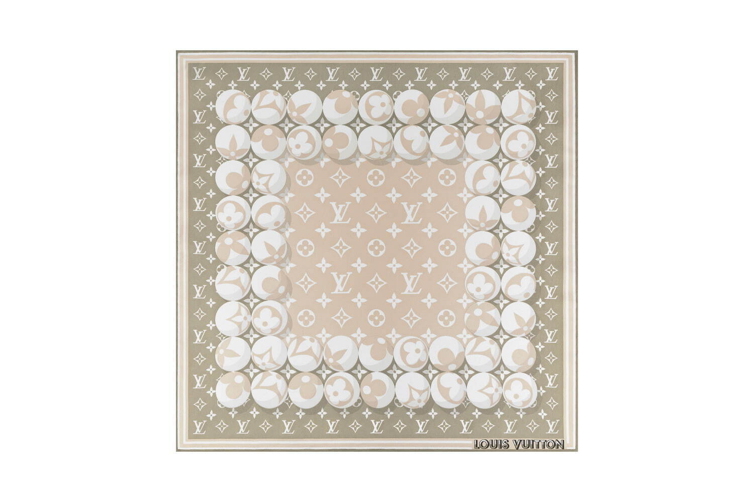 ルイ・ヴィトンの新作スカーフ、トランク風デザイン×モノグラム