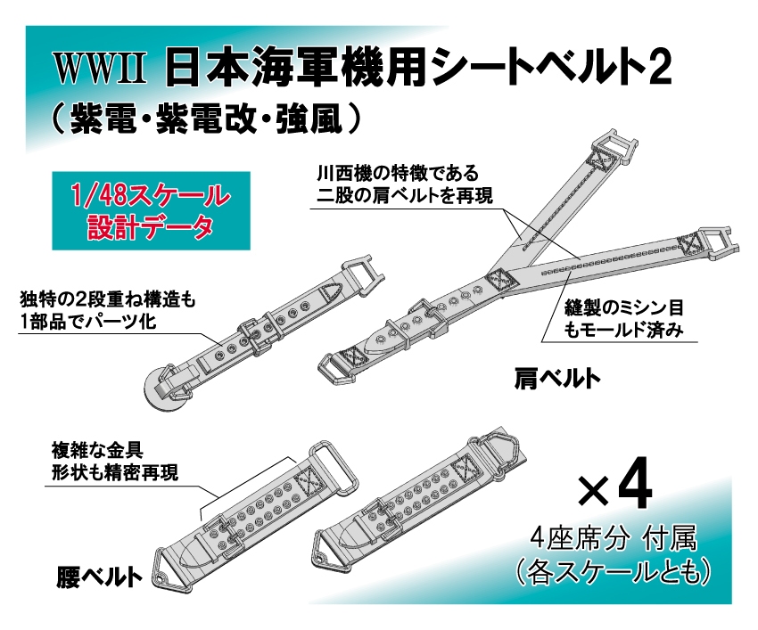 ナノ・アヴィ 日本海軍シートベルト2