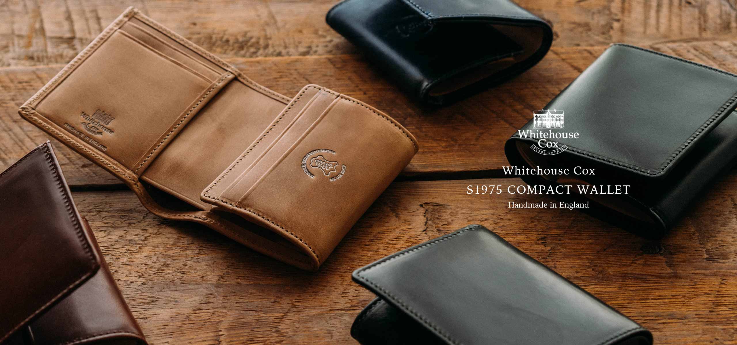 今最も注目のコンパクトウォレットS1975がVINTAGE BRIDLE LEATHERで