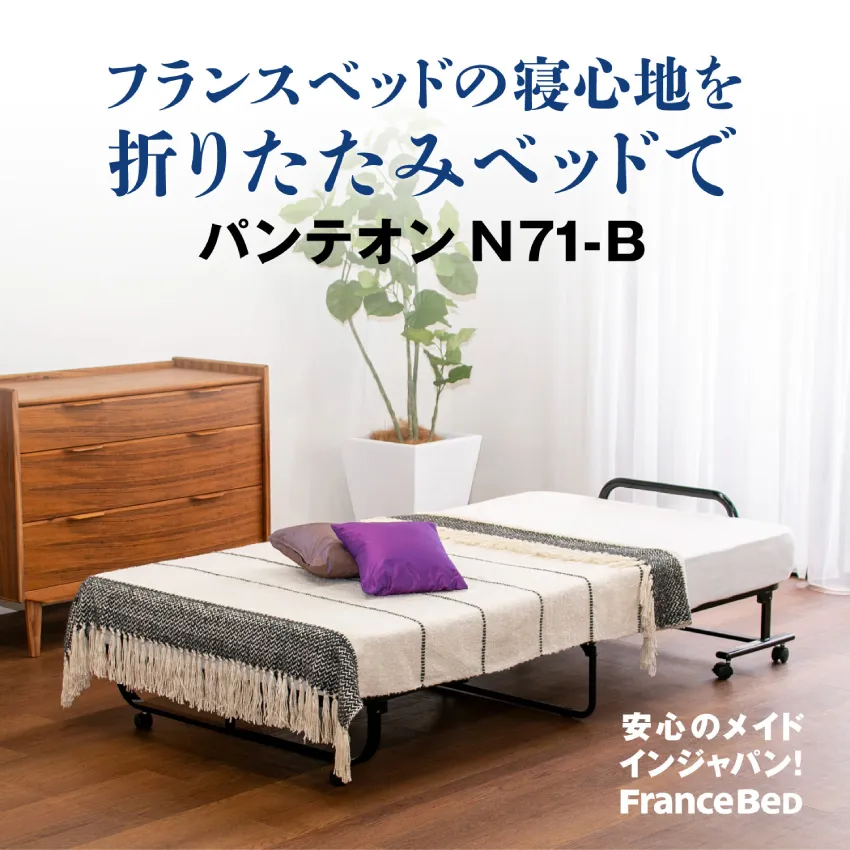 フランスベッド 折りたたみベッド パンテオン N-71A 【公式通販】