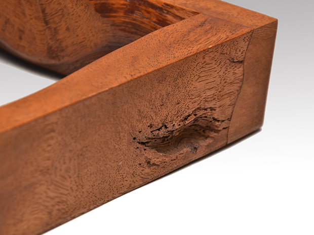 初代 村瀬治兵衛（作）炉縁 木曽山の蔦木地を以て作る 共箱 | 古美術ささき