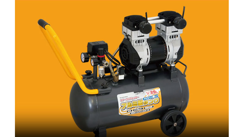 RETZLINK アルミタンク静音コンプレッサー 39L RZ