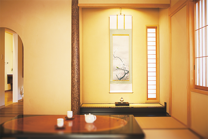 夜桜 緒方葉水 尺五立 【大特価】 日本製 春 - 掛け軸（掛軸）販売通販