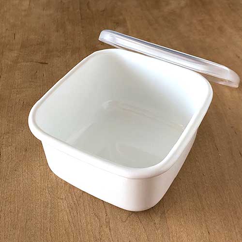 野田琺瑯 琺瑯容器スクエアS｜キッチンパラダイス