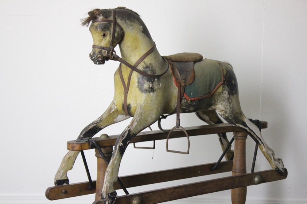 イギリス アンティーク ヴィクトリアン ロッキングホース 木馬 | キヤ