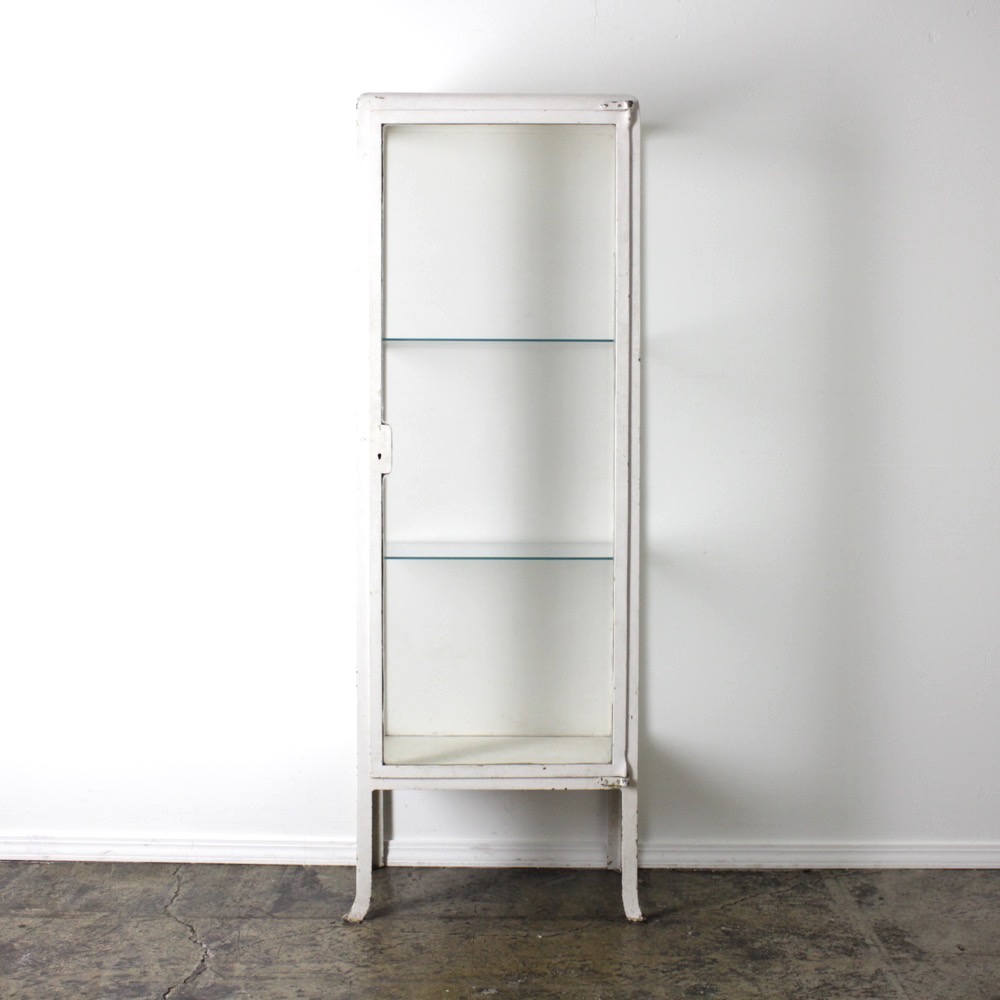 フランス ヴィンテージ インダストリアル スチール ガラス