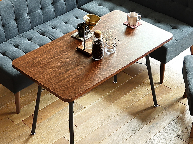 ソファーダイニング4点セット mild（ミルド）ディープブルータイプ