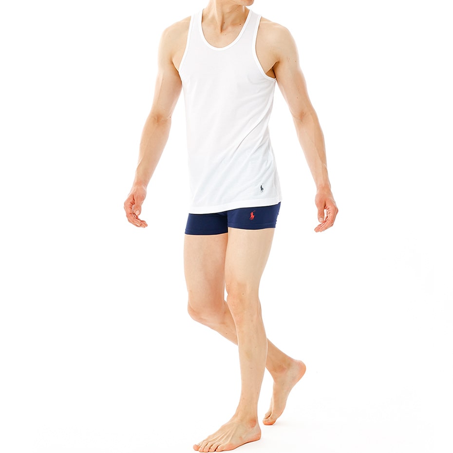 1P タンクトップ ホワイト | ポロ ラルフ ローレン メンズアンダー