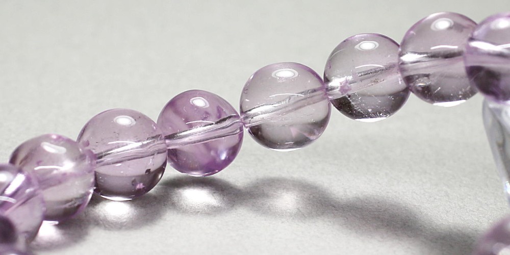 トップクォリティ]クンツァイトブレスレット（約10mm玉） - 埼玉県吉川