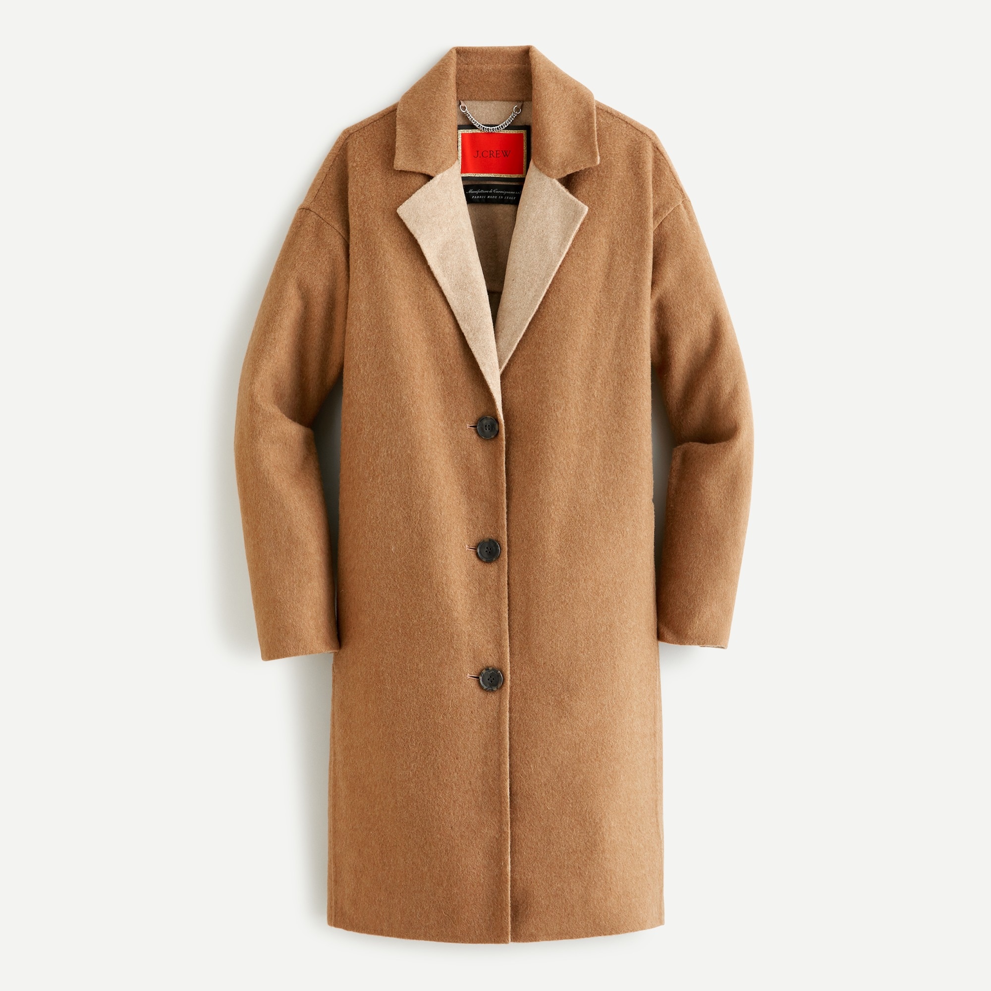 Car Coat In Italian Double-faced Wool For Women | J.Crew