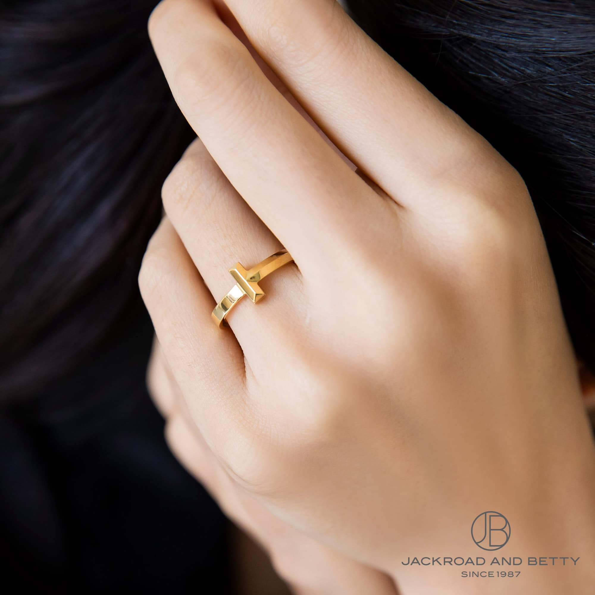 Tワン ナロー リング YG[67796969] T1 Narrow Ring | ティファニー