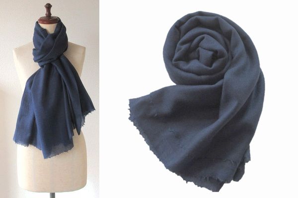Chunni】シルク ウール ストール 高品質 オリジナルのシルクウール