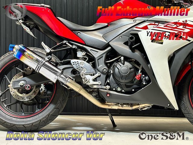 ☆アウトレット YZF R25 RG10J専用 高精度 フルエキゾーストマフラー
