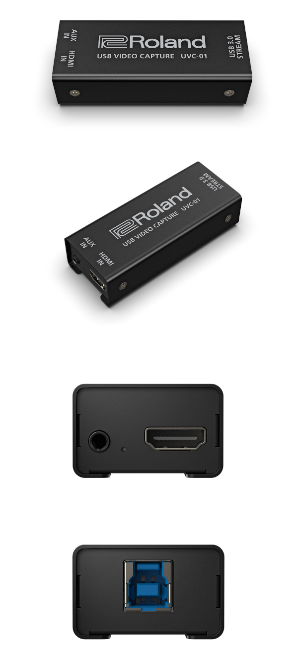 RolandのUSBビデオ・キャプチャー、UVC-01のご紹介です。