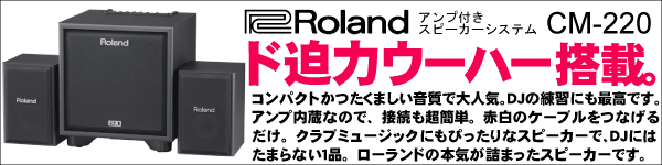 Roland/モニタースピーカー/CM-220（アンプ内蔵） -DJ機材アナログ