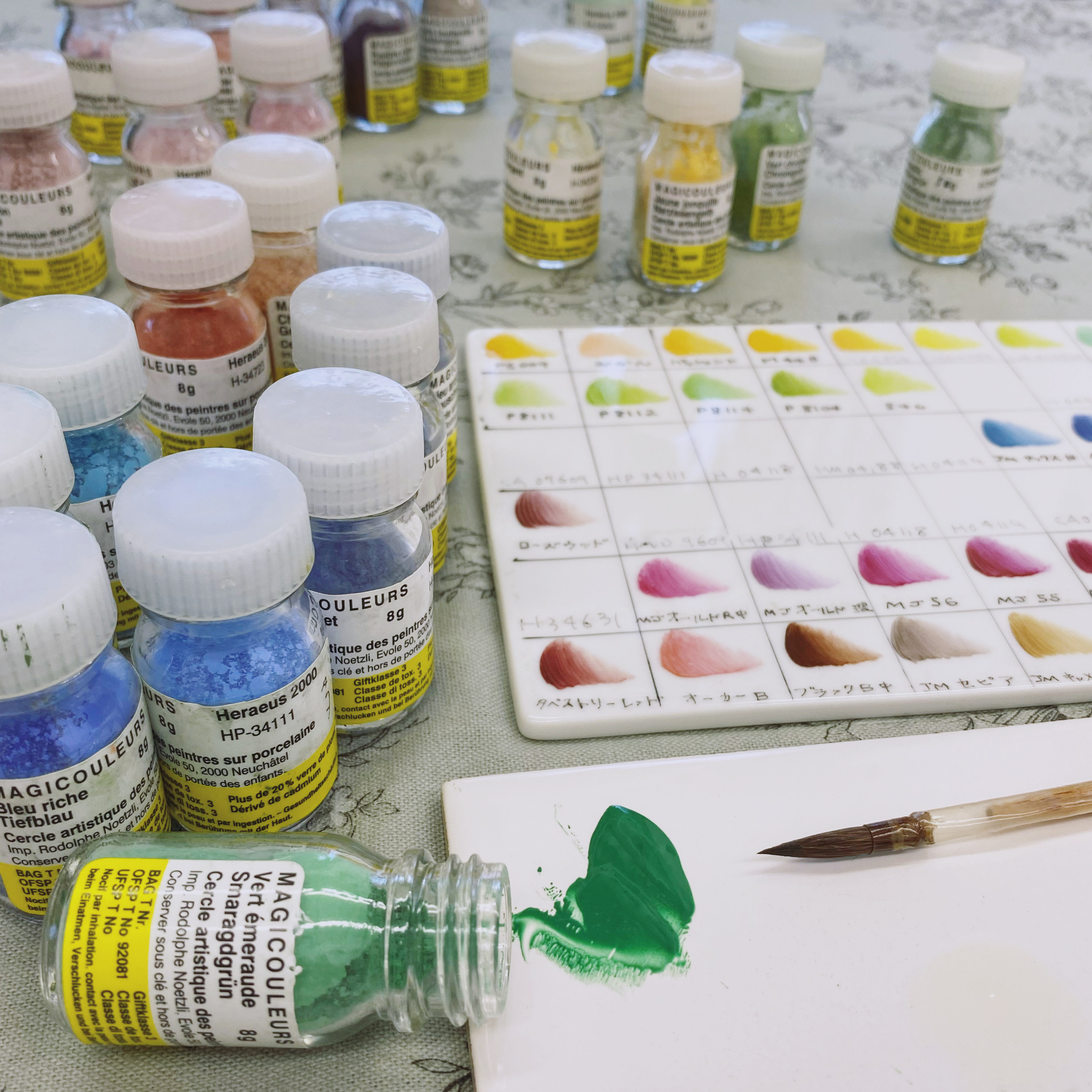 チャイナペインティング画材販売